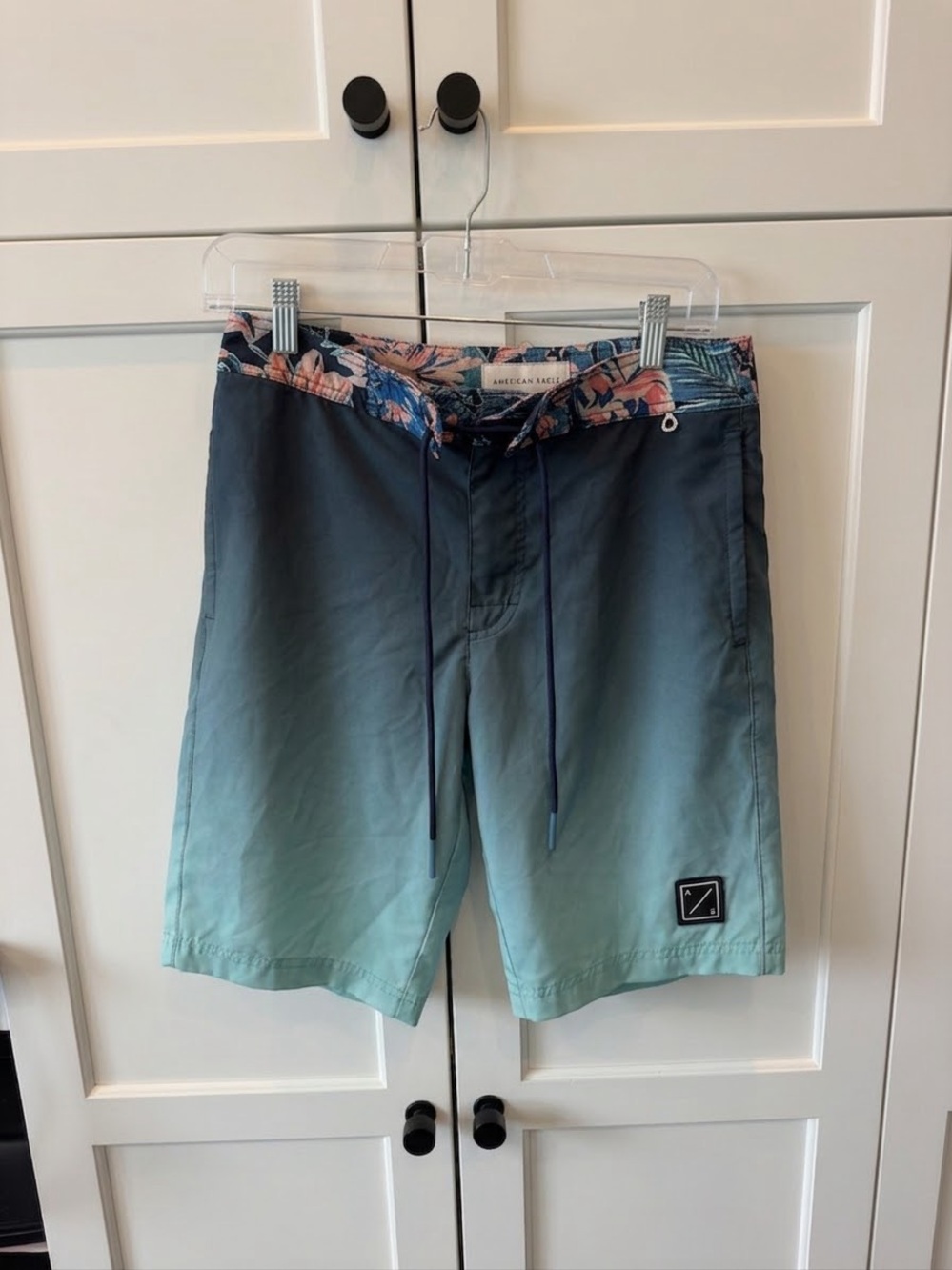 American Eagle Men’s Swim Shorts with Floral Waistband